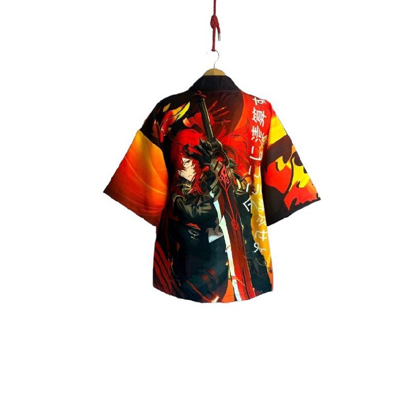[000007543] Кімоно  YADRIK Аніме  Геншин Дилюк (Дилюк габардин ( ONE SIZE) 3D)