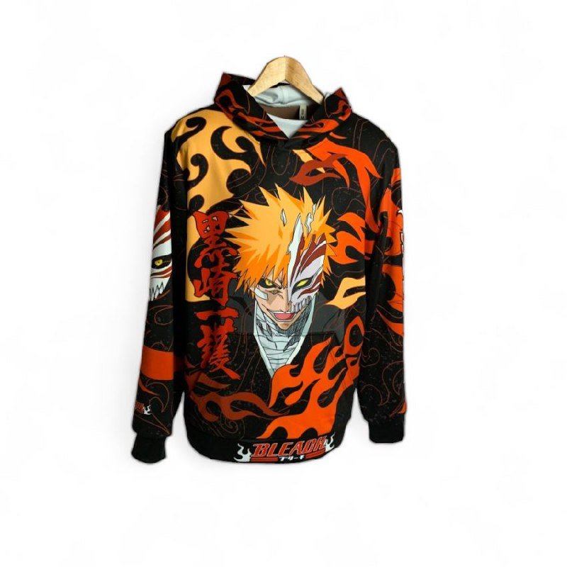 [000007125] Худі  YADRIK Аніме Бліч Ичиго Курасаки  Oversize (Oversize M 3D)