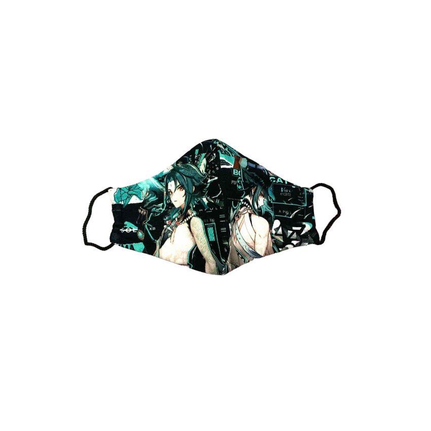 [ФР-00002854] Маска 3D Геншин Сяо комикс