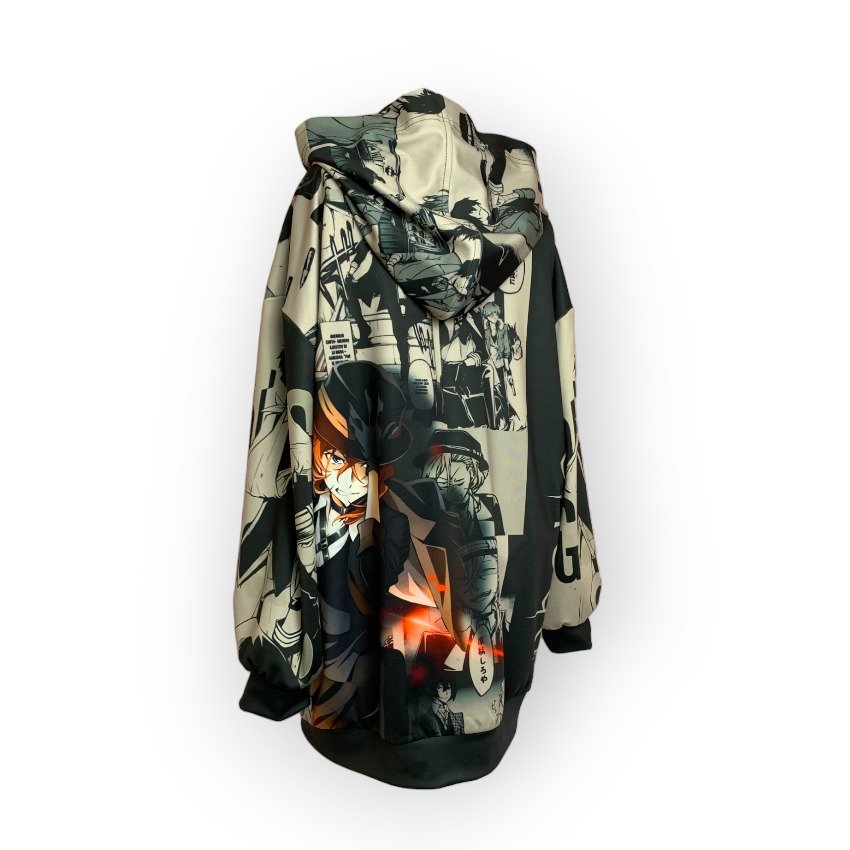 [000006983] Худі YADRIK Аніме Великий із бродячих псів Дазай і Чуя (Oversize L)