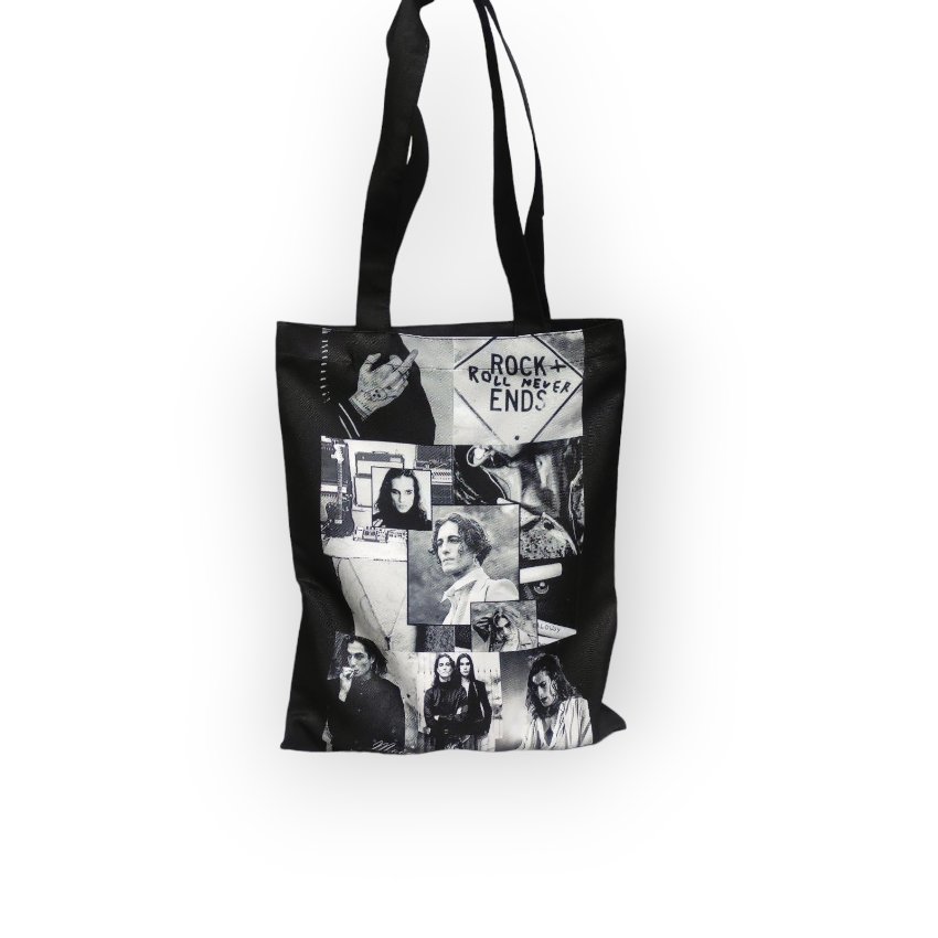 Сумка шопер YADRIK PROMO Måneskin саржа чорний