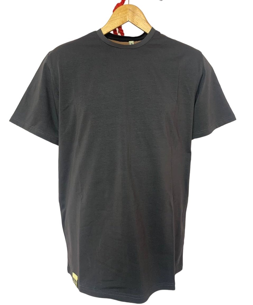 [000004778] Футболка YADRIK WF однотонна стрейч кулір REGULAR FIT графіт (REGULAR FIT L графіт)