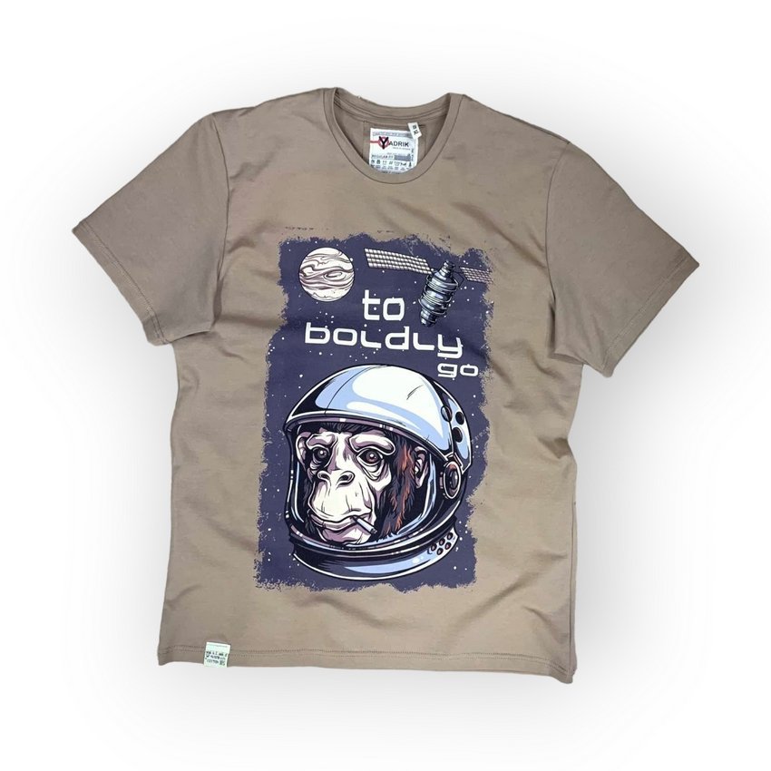 [000004195] Футболка YADRIK Urban Космонавт  стрейч кулір REGULAR FIT (REGULAR FIT XL)