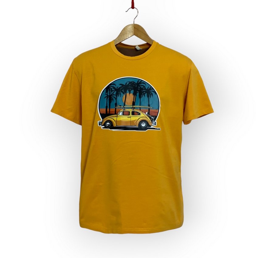 [000004144] Футболка YADRIK Urban VW Жук стрейч кулір, 190 грм. REGULAR FIT гірчиця (190 грм. (REGULAR FIT L) гірчиця)