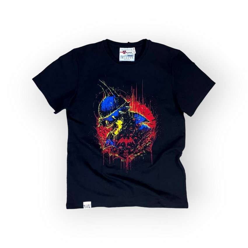 [000004155] Футболка YADRIK Urban Бетмен стрейч кулір REGULAR FIT чорний (REGULAR FIT S чорний)