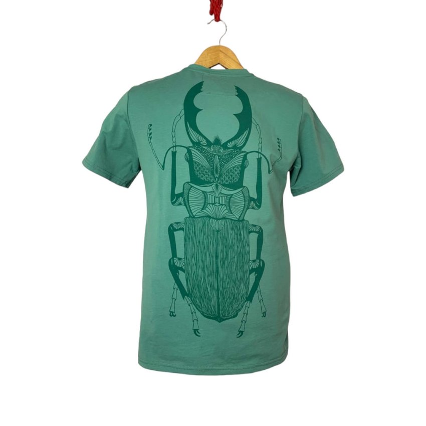 [000003833] Футболка YADRIK Urban Жук стрейч кулір REGULAR FIT олива (190 грм. (REGULAR FIT L) олива)