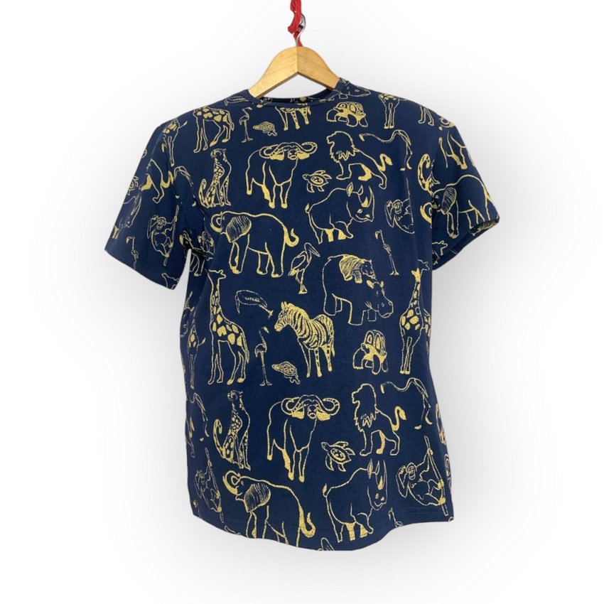 [000004275] Футболка YADRIK Urban Африка стрейч кулір Regular  т.синій (190 грм. (REGULAR FIT S) .)