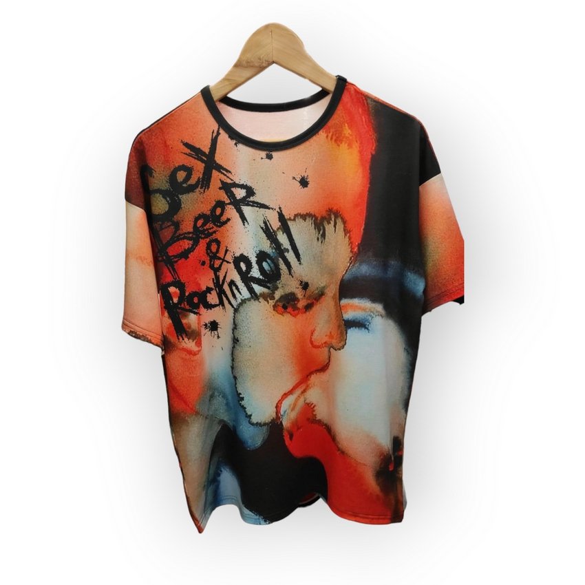 [000003051] Футболка YADRIK Urban Пиво, рок Subtrikot Oversize 3D (Oversize M 3D)