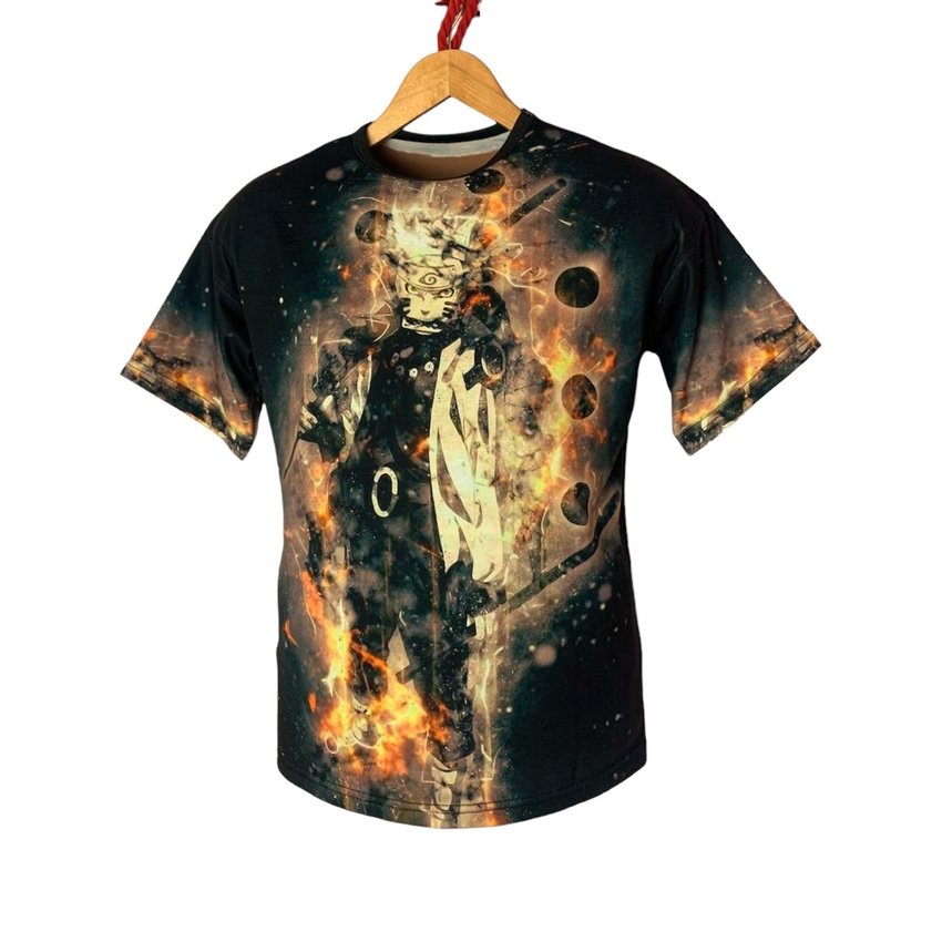 [000004256] Футболка YADRIK Аніме Наруто Subtrikot Oversize чорно-руда (Subtrikot (Oversize M) чорно-руда)
