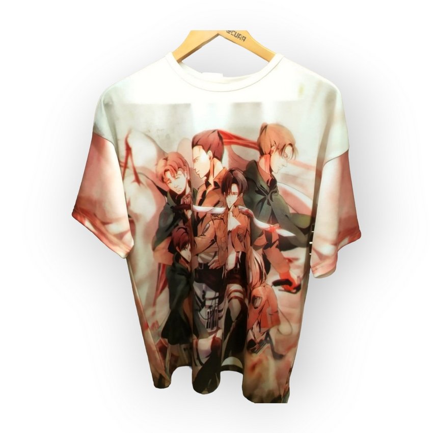 [000004147] Футболка YADRIK Аніме Атака титанів Леві Subtrikot Oversize 3D (Oversize M 3D)