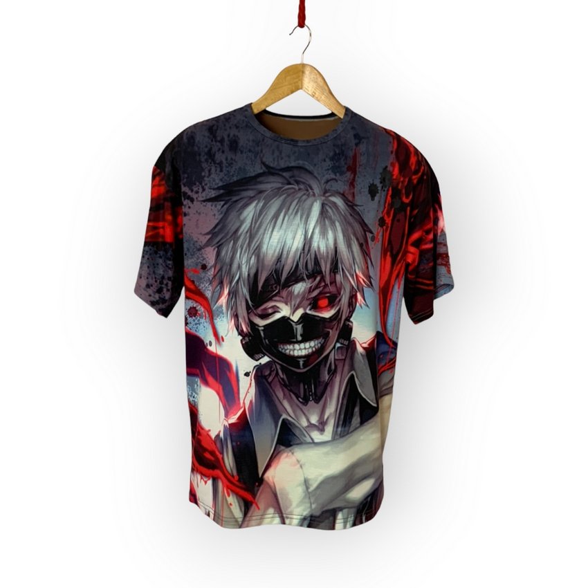 [000003835] Футболка YADRIK Аніме Токійський гуль Канекі Subtrikot Oversize 3D (Oversize M 3D)