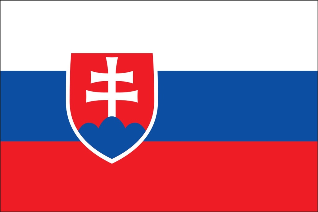 Флаг Словакия болоний 90х130